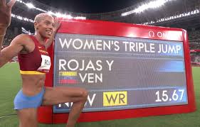 La atleta venezolana yulimar rojas, autora del mejor salto, este viernes, en el concurso de triple de mónaco pero segunda clasificada por haber fallado en el último, tildó de absurdo y ridículo el formato empleado en la diamond league. Bljazsivw8wnm