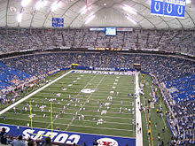 The indianapolis colts are an american football team based in indianapolis. Rca Dome Wikipedia