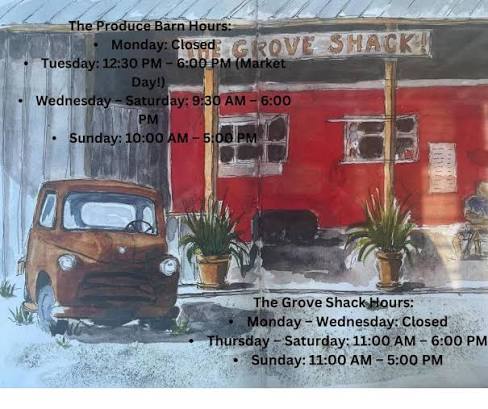 The Grove Shack Food Truck — Restaurant food truck in Melrose, Florida