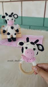 Amigurumi Benekli Inek Cingirak Yapimi 2020 Tig Isi Bebek Amigurumi Tig Isleri