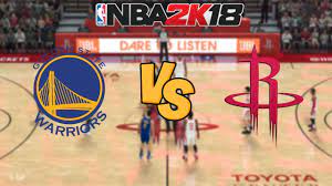 Follow live golden state at houston coverage at yahoo! Nba 2k18 Golden State Warriors Vs Houston Rockets Full Gameplay Youtube