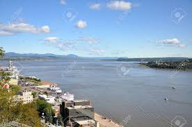 Quebec city bike tour along saint lawrence river. St Lawrence River In Quebec City Quebec Canada Stock Photo Picture And Royalty Free Image Image 32291819