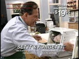 Ron popeil set it and forget it gif. Showtime Rotisserie Youtube