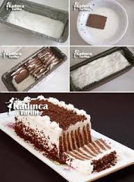 biskuvili cizgili pasta tarifi nasil yapilir gizemlim biskuvili cizgili pasta tarifi kuchen rezepte streifenkuchen cake rezepte