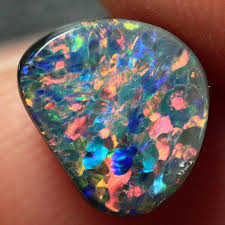 Be Unique Like This Natural Painting Like Opal With Color Etsy In 2020 Opal Color Splash Black Opal