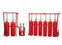 Three Activated Mode Hfc 227ea Fire Suppression System Pipe Network Type Oem