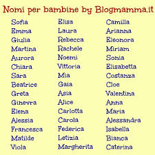 Maybe you would like to learn more about one of these? Nomi Per Bambina Belli E Significativi Origine Significato E Onomastico