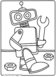 Coloriage Mon Petit Robot Coloriage Coloriage Robot Theme De Robot