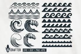 Download Ocean Wave Bundle Graphic By Great19 Creative Fabrica PSD Mockup Templates