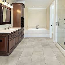 Trafficmaster 12 Inch X 23 82 Inch Cesena Stone Luxury Vinyl Tile Flooring 19 8 Sq Ft Case The Home De Luxury Vinyl Tile Flooring Vinyl Flooring Kitchen