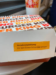 Bei burger king gibt es jetzt in allen teilnehmenden restaurant in deutschland sowie österreich, und nur solange der vorrat reicht, zu jedem king jr. Danke Burger King Fur Diese Gehaltvolle Verzehrempfehlung De