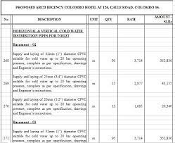 Sample boq excel formats | importance of bill of quantities. Boq Format In Word