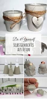 Diy Die Schonsten Do It Yourself Ideen Aus Beton Diy Basteln Selbermachen Beton Gips Congrete Gartendeko Basteln Basteln Und Selbermachen Selbermachen