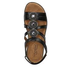 Natural Soul Natural Soul Ballina At Naturalizer Com Black Leather Sandals Natural Soul Leather