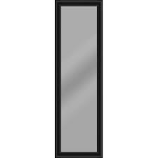 Full length mirror 65x23.6 standing/wall hanging, vertical black frame hd rectangle full body tall big floor stand up or wall mounted mirror. Must Have Full Length Wood Grain Black Wall Mirror By Ptm Images From Ptm Images Accuweather Shop