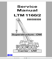 Liebherr Mobile Crane Ltm 1160 Workshop Manual Auto Repair