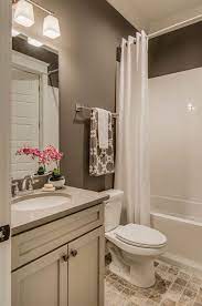 Rustic wooden shelves add open storage solutions and a simple geometric pattern. Great Contemporary Full Bathroom Bathrooms Remodel Small Bathroom Remodel Bathroom Makeover