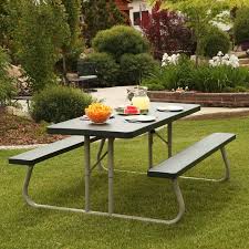 Lifetime 6 Foot Folding Picnic Table Green Folding Picnic Table Plastic Picnic Tables Picnic Table