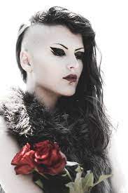 Half Shaved Hair Shaved Hair Gothic Hairstyles