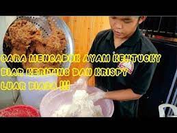Cara Mengaduk Ayam Kentucky Agar Keriting Krispy Tahan Lama Youtube Makanan Ide Makanan Resep Bakso