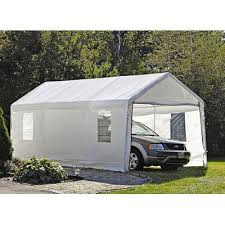 Shelterlogic Max Ap 10 Ft W X 20 Ft D Vehicle Port Panels Carport Canopy Garage Canopies Car Canopy