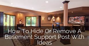 Reddish home ideas these pictures of this page are about:basement pole covers or wraps. Basement Pole Covers How To Hide Or Remove Basement Support Post