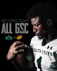 Seven Statesmen earn All Gulf South Conference honors! KJ Smith: First Team  (running back), Second Team (all purpose) Parker Burleson: First Team  (utility) Jaelon Brown: First Team (offensive guard) William Carter: Second