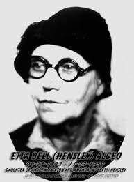 Etta Bell Hensley Algeo (1872-1959)