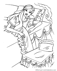 Les coloriages à imprimer barbie ici. Dessins Gratuits A Colorier Coloriage Princesse Barbie A Imprimer