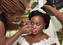 Too short to wear up, not long enough to wear down, it can be quite the bridal conundrum. Bridal Hairstyle Make Up My Wedding For Fashion Uganda Wedding Kwanjula And Kuhingira Budget Ideas