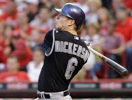 Corey dickerson was drafted by the colorado rockies in the 8th round of the 2010 amateur draft (he was also drafted in the 29th round in the 2009 draft, but apparently went back to school). Corey Dickerson Homers Twice Doubles Twice In Rockies Rout Of Reds The Denver Post