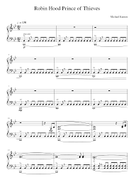 Kevin costner christian slater morgan freeman alan rickman. Robin Hood Prince Of Thieves Sheet Music For Piano Solo Download And Print In Pdf Or Midi Free Sheet Music For Robin Hood Prince Of Thieves Ouverture Theme By Michael