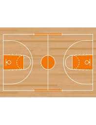 La cancha de baloncesto es una superficie dura libre de obstáculo. Comprar Online Papel De Azucar Cancha Baloncesto