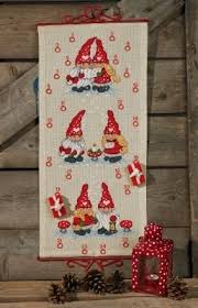 Elves Advent Calendar Cross Stitch Kit Christmas Cross Christmas Cross Stitch Cross Stitch Kit