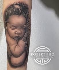 Baby Portrait Tattoo Portrait Tattoo Sleeve Baby Tattoos Portrait Tattoo
