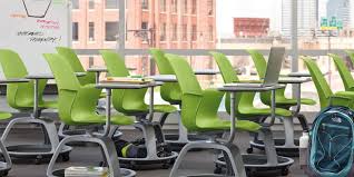 Der stapelstuhl mit schreibplatte bietet viele vorteile. Node Seminarstuhl Schulmobel Steelcase
