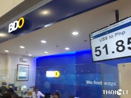 Forex | bdo unibank, inc. Manila Airport Currency Exchange At Naia Terminal 3 Thaiest
