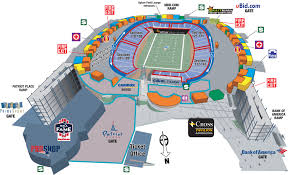 61 Competent New England Patriots Stadium Map