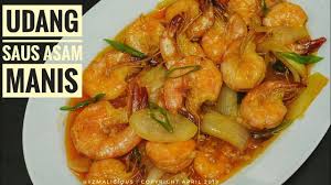 Homeresipi makananudang masak masam manis. Resep Udang Asam Manis Praktis Enak Youtube