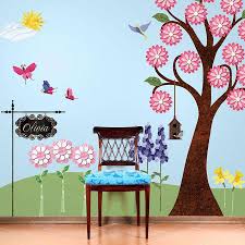 Large wisteria flower decal wall stickers kids baby cot girls nursery decor art. Large Daisy Flower Wall Stickers