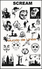 Find more of what you love on ebay stores! Scream Stamping Plate Stamping Plates Horror Movie Tattoos Tattoo Flash Sheet