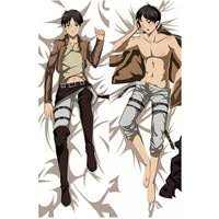 Check out our levi ackerman selection for the very best in unique or custom, handmade pieces from our shops. CumpÄƒrÄƒ Textile Pentru AcasÄƒ Anime Attack On Titan Pillow Cover Mikasa Levi Ackerman Pillowcase 3d Double Sided Bedding Hugging Body Pillow Case Customize 01