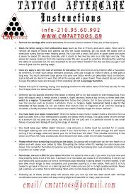 Tattoo Aftercare Tattoo Aftercare Tattoo Care Aftercare