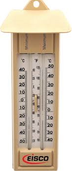 thermometers maximum and minimum sixs double scale mercury