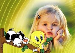 Fotomontaje De Silvestre Y Piolin Fotomontajes Infantiles