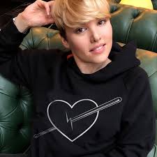 Womens Showing The Love Crop Top