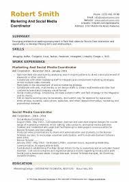 Writing a great social media intern resume is an important step in your job search journey. Social Media Coordinator Resume Samples Qwikresume