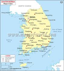 The hermit kingdom is notoriously secretive about its internal af. Cities In South Korea Map Of South Korea Cities South Korea Map Korea