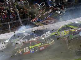 10 fans injured at nascar race. Nascar Crash Sees 12 Cars Involved And One Upside Down Drivers Escape Injury But One Fan Is Sent To Hospital After Being Hit By Debris The Independent The Independent