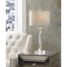Aline Modern Crystal Table Lamp By Vienna Full Spectrum 2v709 Lamps Plus Table Lamp Crystal Table Lamps Bedside Night Stands